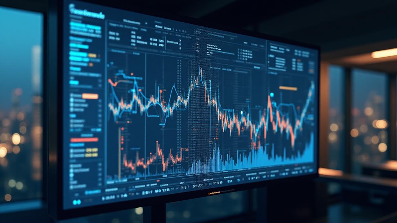 Advanced data visualization dashboard showing business growth metrics